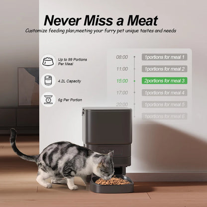 Alimentador automático para mascotas- 5G Wifi