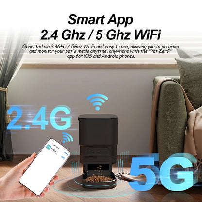 Alimentador automático para mascotas- 5G Wifi