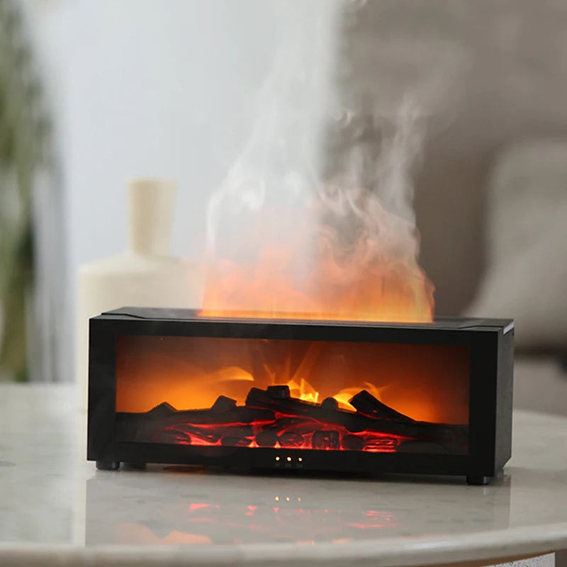 Difusor de aceites esenciales con luces LED y control remoto