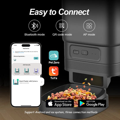 Alimentador automático para mascotas- 5G Wifi