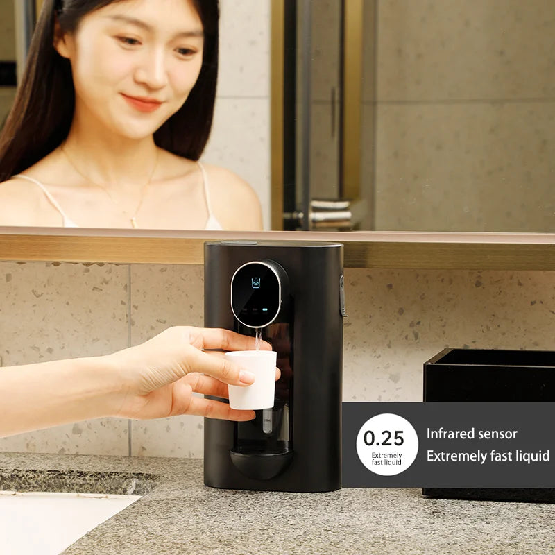Dispensador automático de enguaje bucal