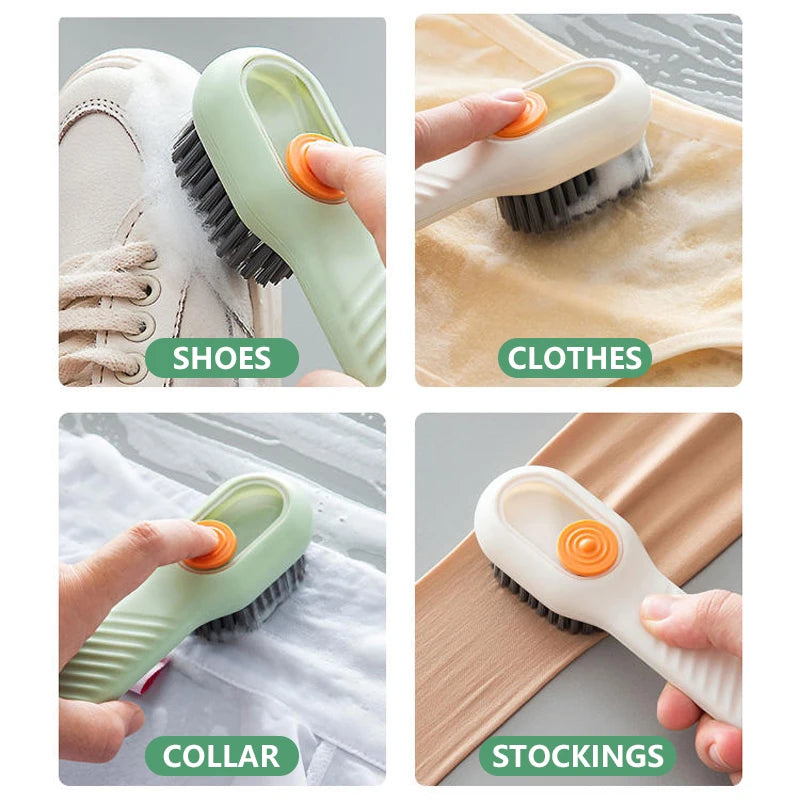 Cepillo limpiador multifuncional para zapatos